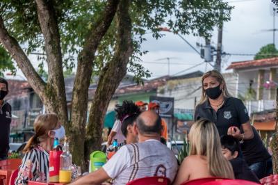 Comitê de Segurança fiscaliza restaurantes e quiosques da Orla de Icoaraci
