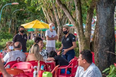 Comitê de Segurança fiscaliza restaurantes e quiosques da Orla de Icoaraci