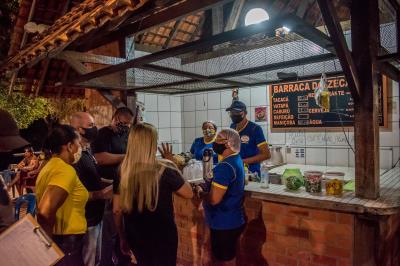 Comitê de Segurança fiscaliza restaurantes e quiosques da Orla de Icoaraci