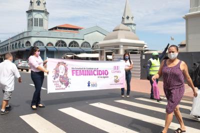 Prefeitura realiza campanha de enfrentamento à violência contra a mulher