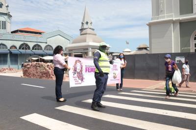 Prefeitura realiza campanha de enfrentamento à violência contra a mulher
