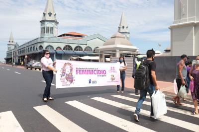 Prefeitura realiza campanha de enfrentamento à violência contra a mulher