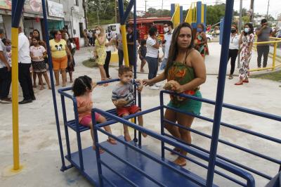 Inauguração da Praça Jorge Melo e Espaço Criança