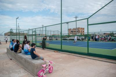 Inauguração das quadras de Tênis Nelson Forte