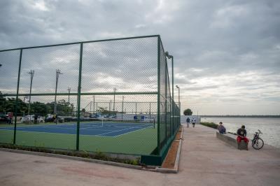 Inauguração das quadras de Tênis Nelson Forte