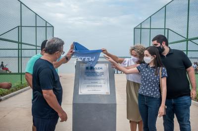 Inauguração das quadras de Tênis Nelson Forte
