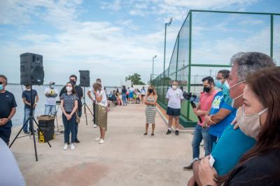 Inauguração das quadras de Tênis Nelson Forte
