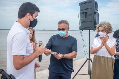 Inauguração das quadras de Tênis Nelson Forte