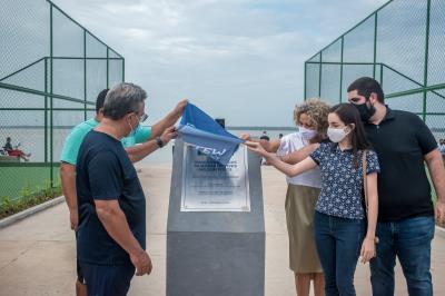 Inauguração das quadras de Tênis Nelson Forte