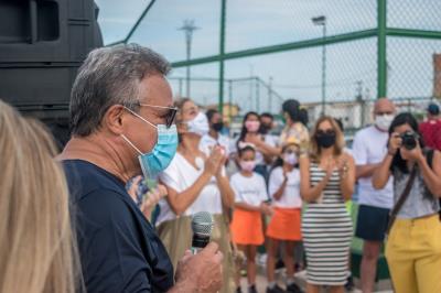 Inauguração das quadras de Tênis Nelson Forte