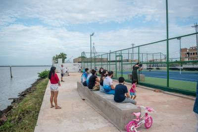 Inauguração das quadras de Tênis Nelson Forte