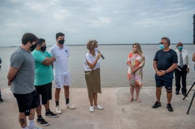 Inauguração das quadras de Tênis Nelson Forte