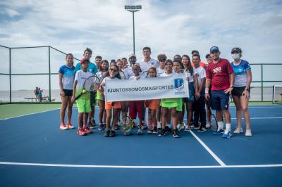Inauguração das quadras de Tênis Nelson Forte