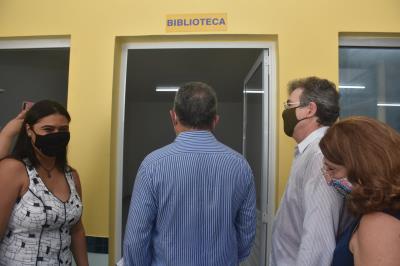 Ato de entrega da doação da creche Francisco de Assis