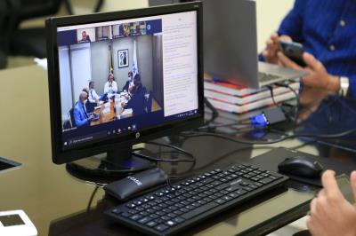 Reunião da frente Nacional de Prefeitos com o Ministro da Saúde, Eduardo Pazuello