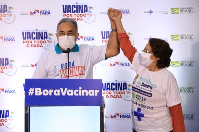 Profissional de saúde é a primeira vacinada em Belém e no estado do Pará