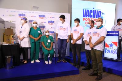 Profissional de saúde é a primeira vacinada em Belém e no estado do Pará