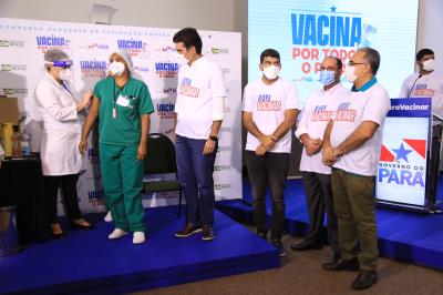 Profissional de saúde é a primeira vacinada em Belém e no estado do Pará