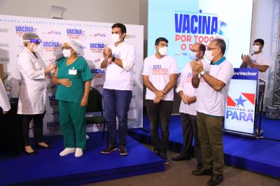 Profissional de saúde é a primeira vacinada em Belém e no estado do Pará