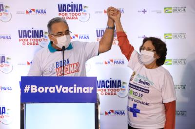 Profissional de saúde é a primeira vacinada em Belém e no estado do Pará