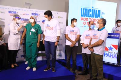 Profissional de saúde é a primeira vacinada em Belém e no estado do Pará