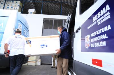 Município de Belém recebe a 1ª remessa de Coronavac