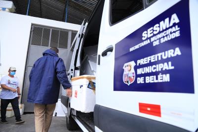 Município de Belém recebe a 1ª remessa de Coronavac