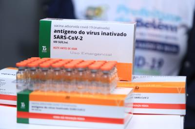 Município de Belém recebe a 1ª remessa de Coronavac