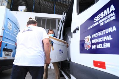 Município de Belém recebe a 1ª remessa de Coronavac