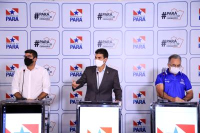 Coletiva Prefeituras e Governo sobre decreto Covid 
