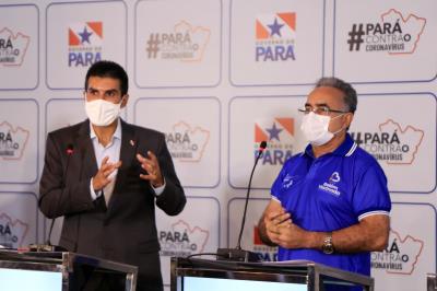 Coletiva Prefeituras e Governo sobre decreto Covid 