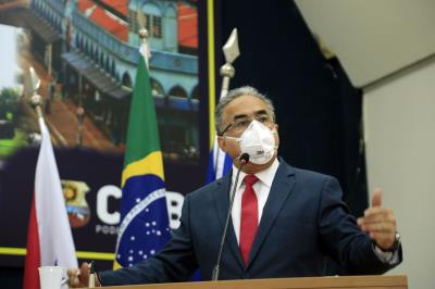 Prefeito Edmilson participa de sessão solene na Câmara Municipal de Belém 