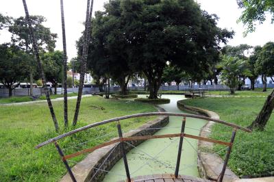 PMB visita às obras de revitalização da Praça Dom Pedro II