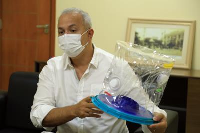 Prefeitura de Belém recebe doação de cápsulas respiratórias