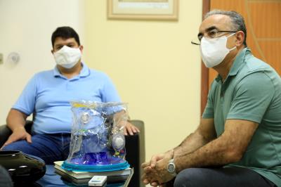 Prefeitura de Belém recebe doação de cápsulas respiratórias