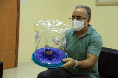 Prefeitura de Belém recebe doação de cápsulas respiratórias