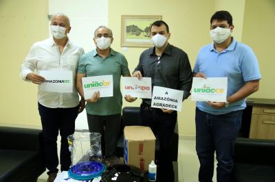 Prefeitura de Belém recebe doação de cápsulas respiratórias