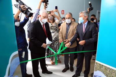 Prefeito participa de inauguração na Beneficente Portuguesa 