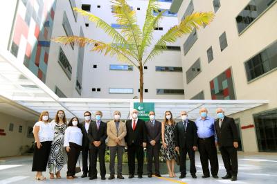 Prefeito participa de inauguração na Beneficente Portuguesa 