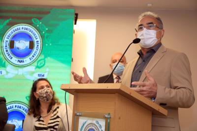 Prefeito participa de inauguração na Beneficente Portuguesa 