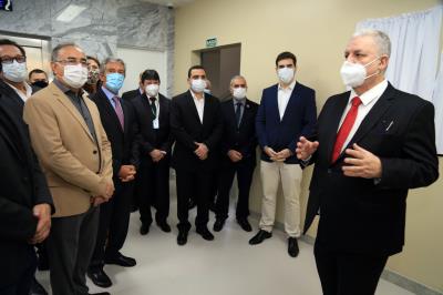 Prefeito participa de inauguração na Beneficente Portuguesa 