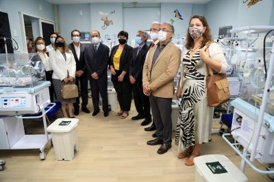 Prefeito participa de inauguração na Beneficente Portuguesa 