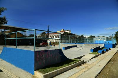 Visita às obras do Complexo Esportivo e Cultural da Tamandaré