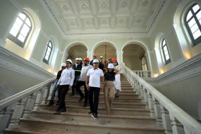 Visita as obras do Palácio Antônio Lemos