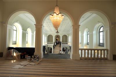 Visita as obras do Palácio Antônio Lemos