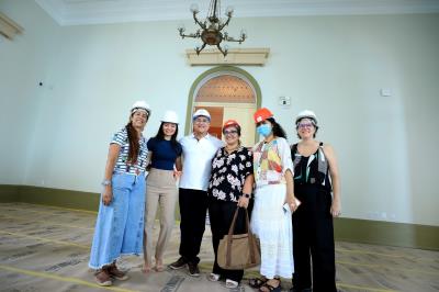 Visita as obras do Palácio Antônio Lemos