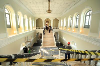 Visita as obras do Palácio Antônio Lemos