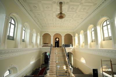 Visita as obras do Palácio Antônio Lemos