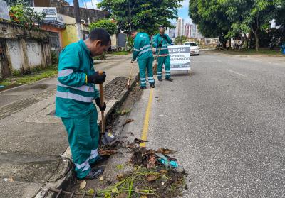 Novo sistema de limpeza urbana - Primeira ação na Cremação e Pedreira
