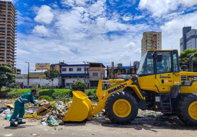 Novo sistema de limpeza urbana - Primeira ação na Cremação e Pedreira